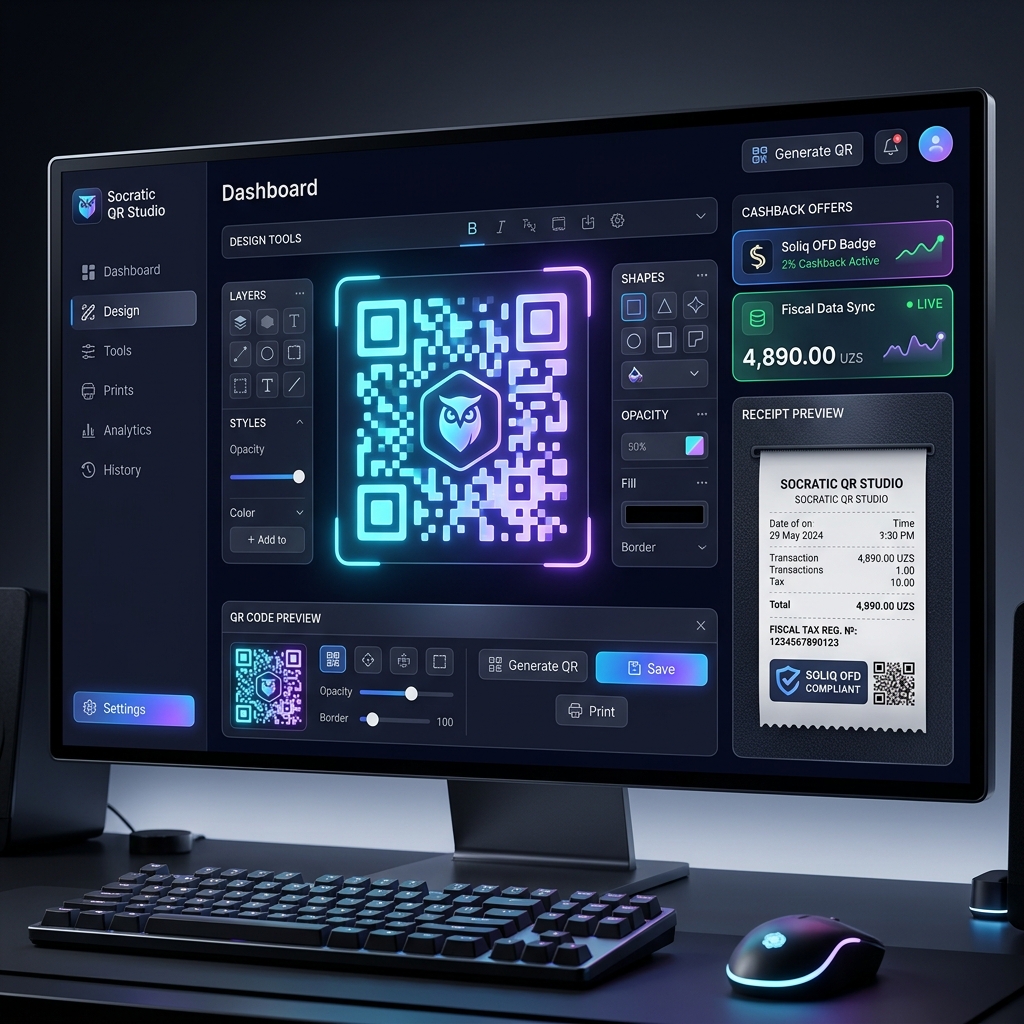 Socratic QR Studio & Soliq OFD